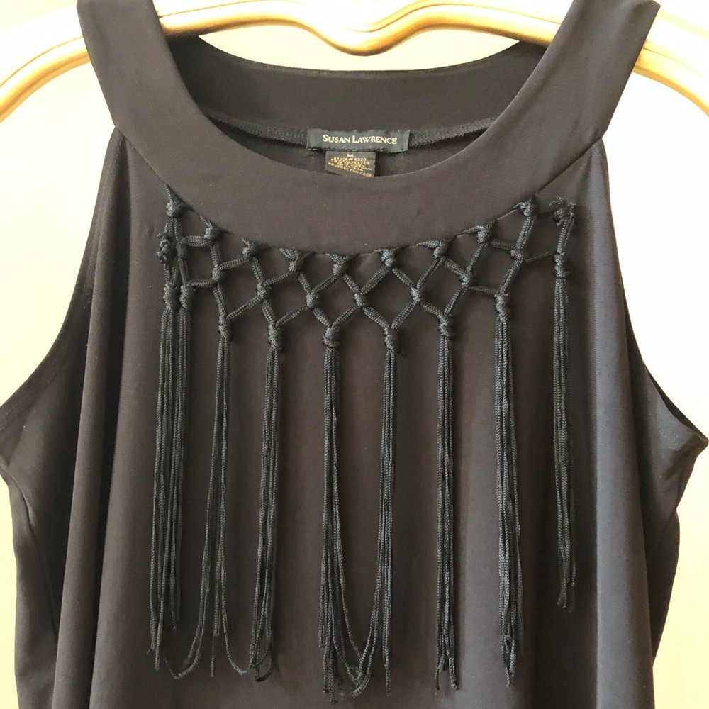 Susan Lawrence High Low Top w/Cut In At Shoulder